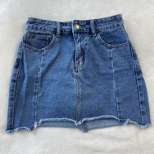 Jean Mini Skirt